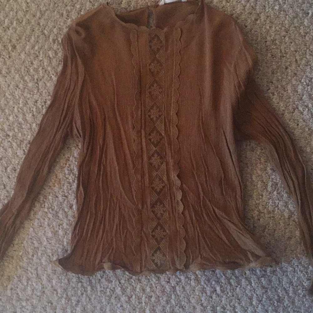 Fun Mustard Brown H&M Top